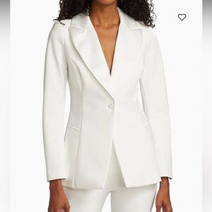Chiara Boni La Petite Robe Blazer - white Alex Single-Breasted Blazer